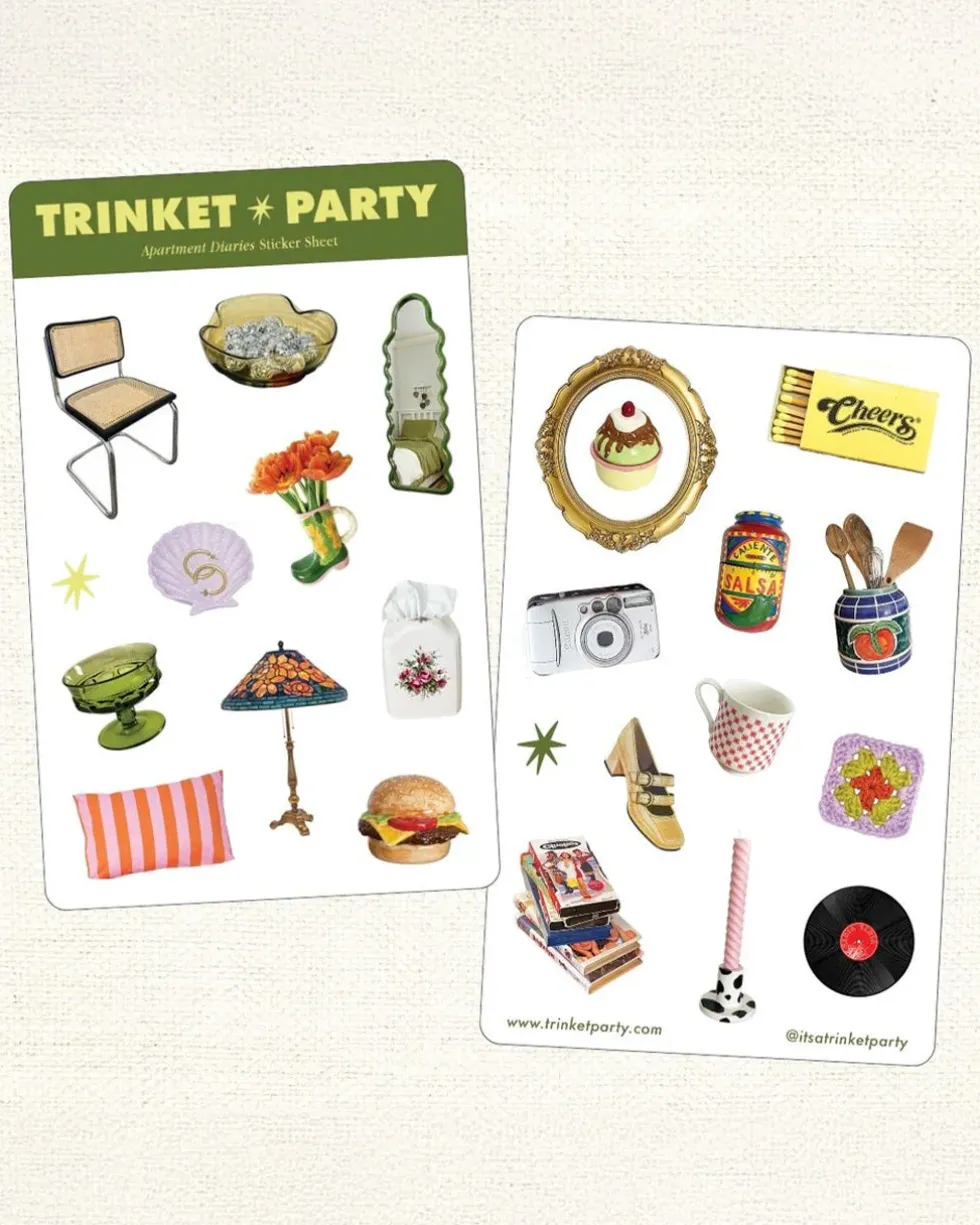 Apartment Diaries Sticker Sheets