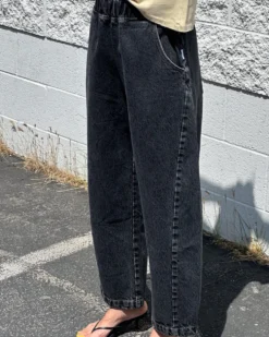 Arc Pants - Black Denim