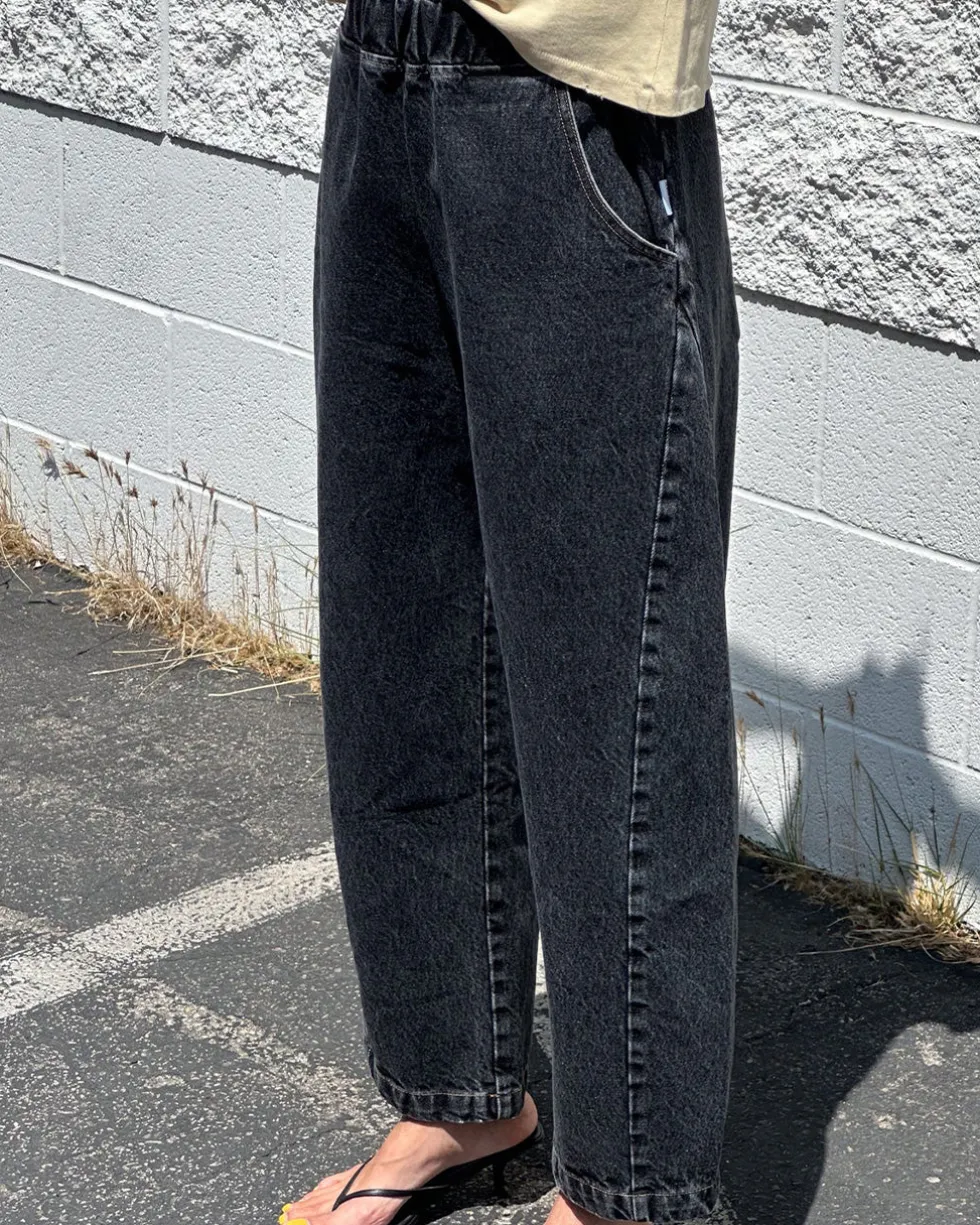 Arc Pants - Black Denim