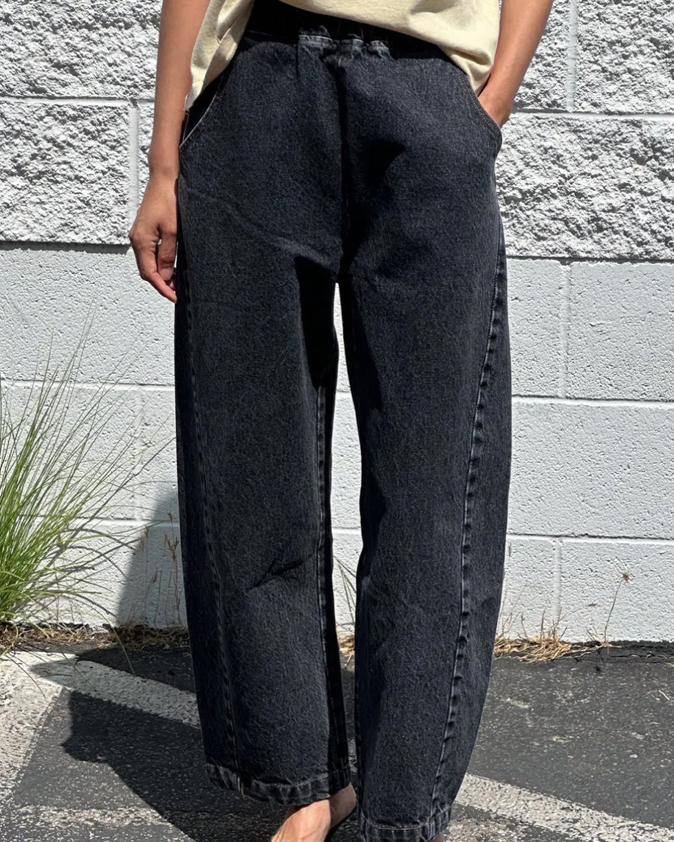 Arc Pants - Black Denim