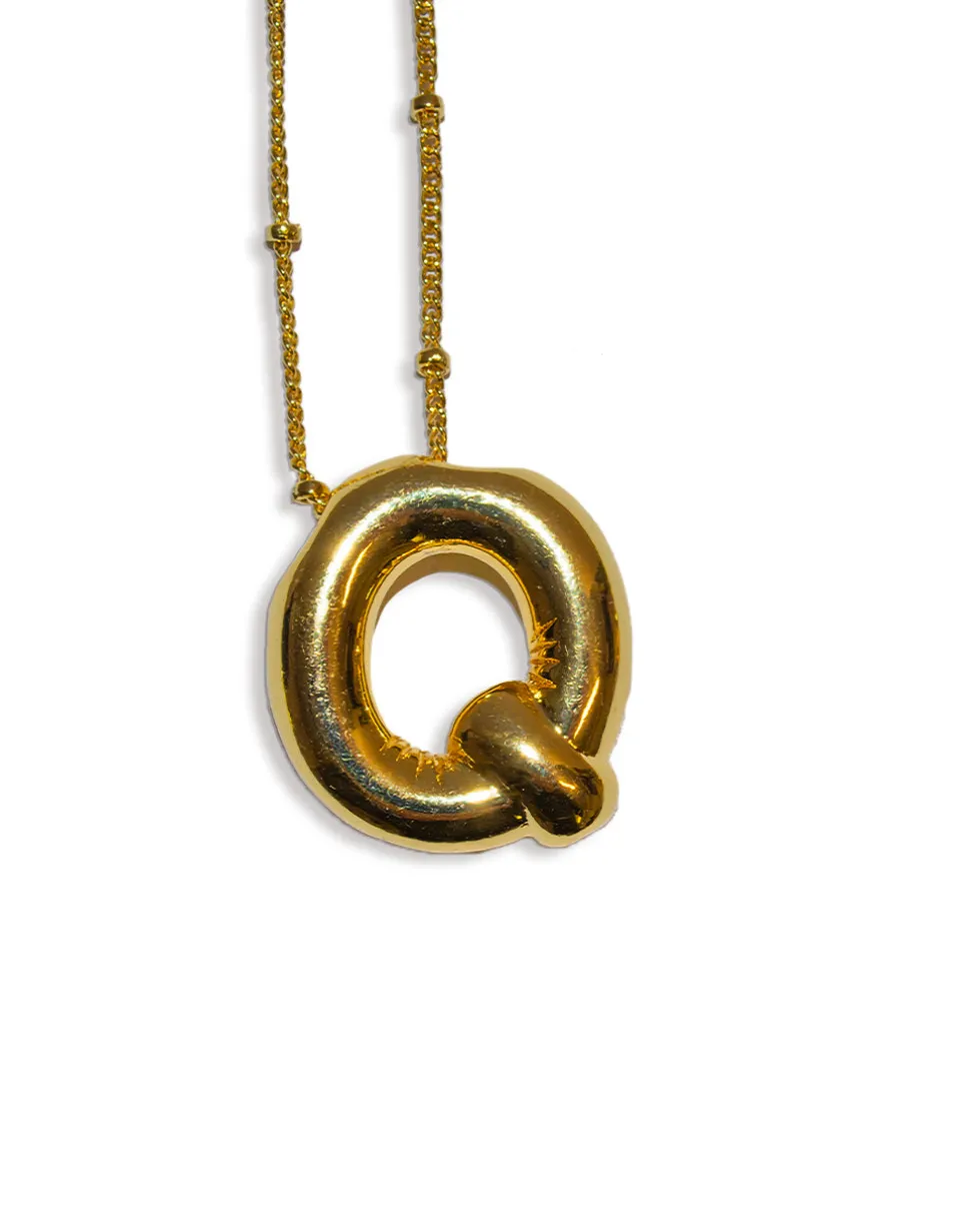 Balloon Initial Necklace