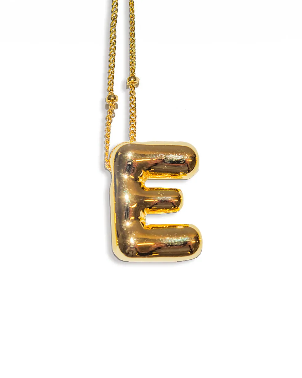 Balloon Initial Necklace