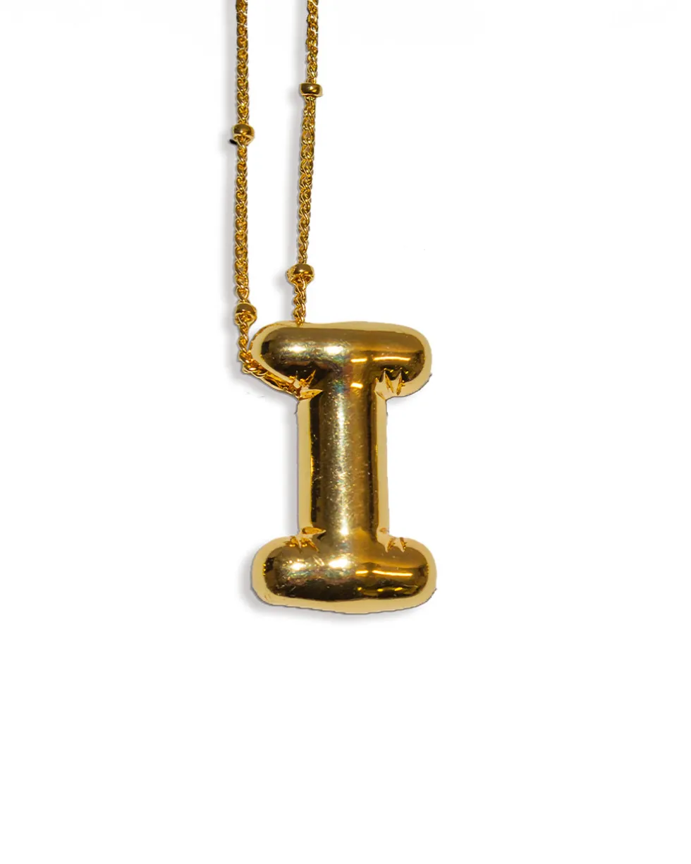 Balloon Initial Necklace