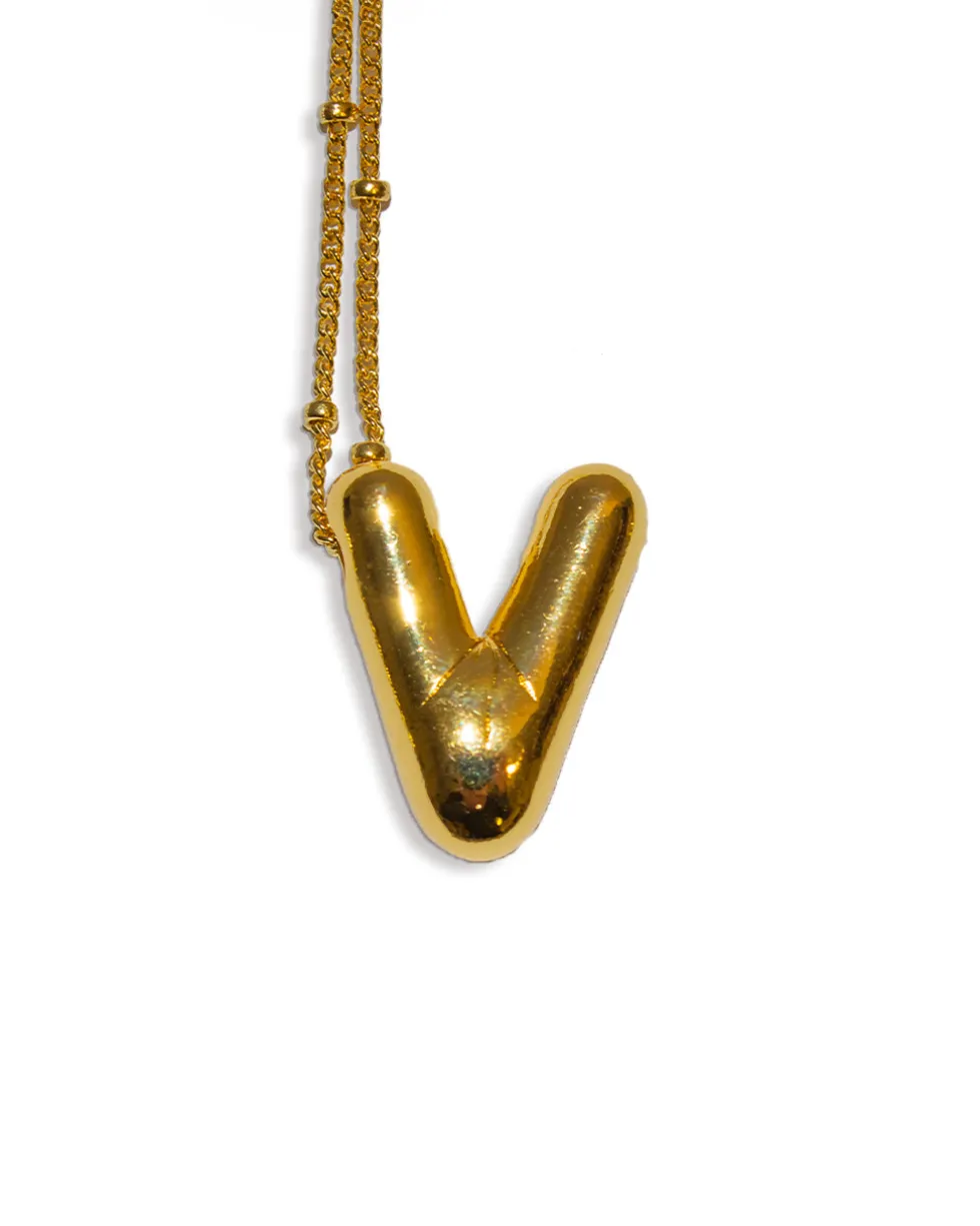 Balloon Initial Necklace