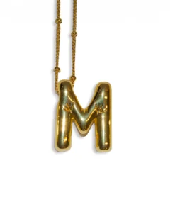 Balloon Initial Necklace