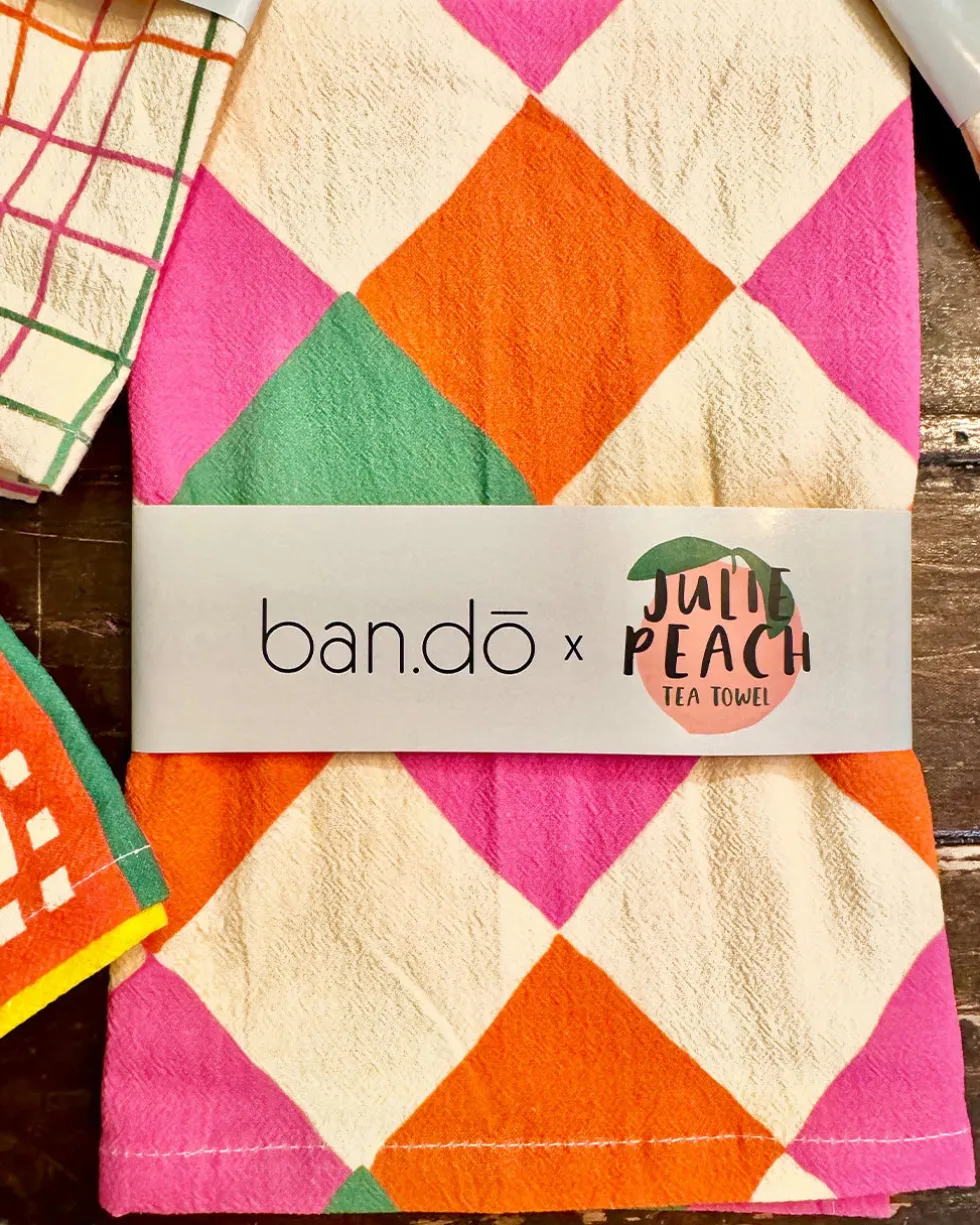 ban.do Diamonds Tea Towel