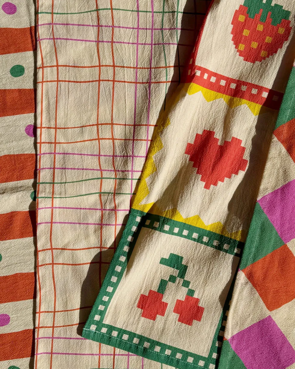 ban.do Stripe Tea Towel