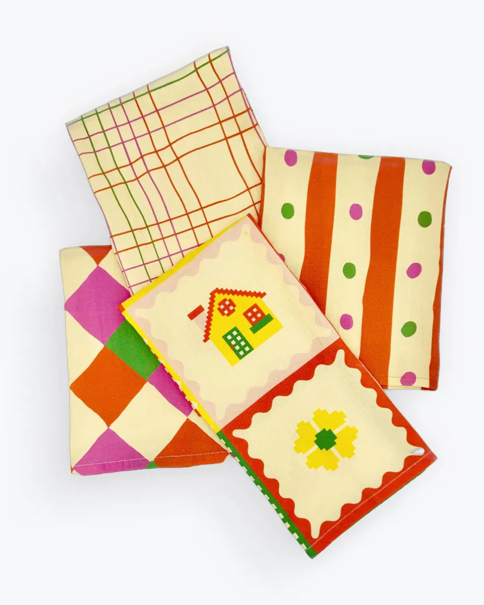 ban.do Stripe Tea Towel