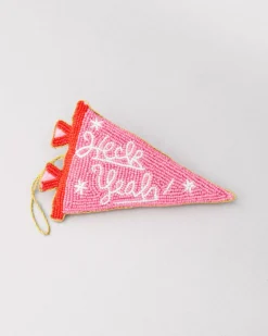 Beaded Ornament - Heck Yeah