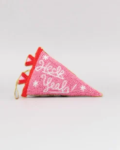 Beaded Ornament - Heck Yeah