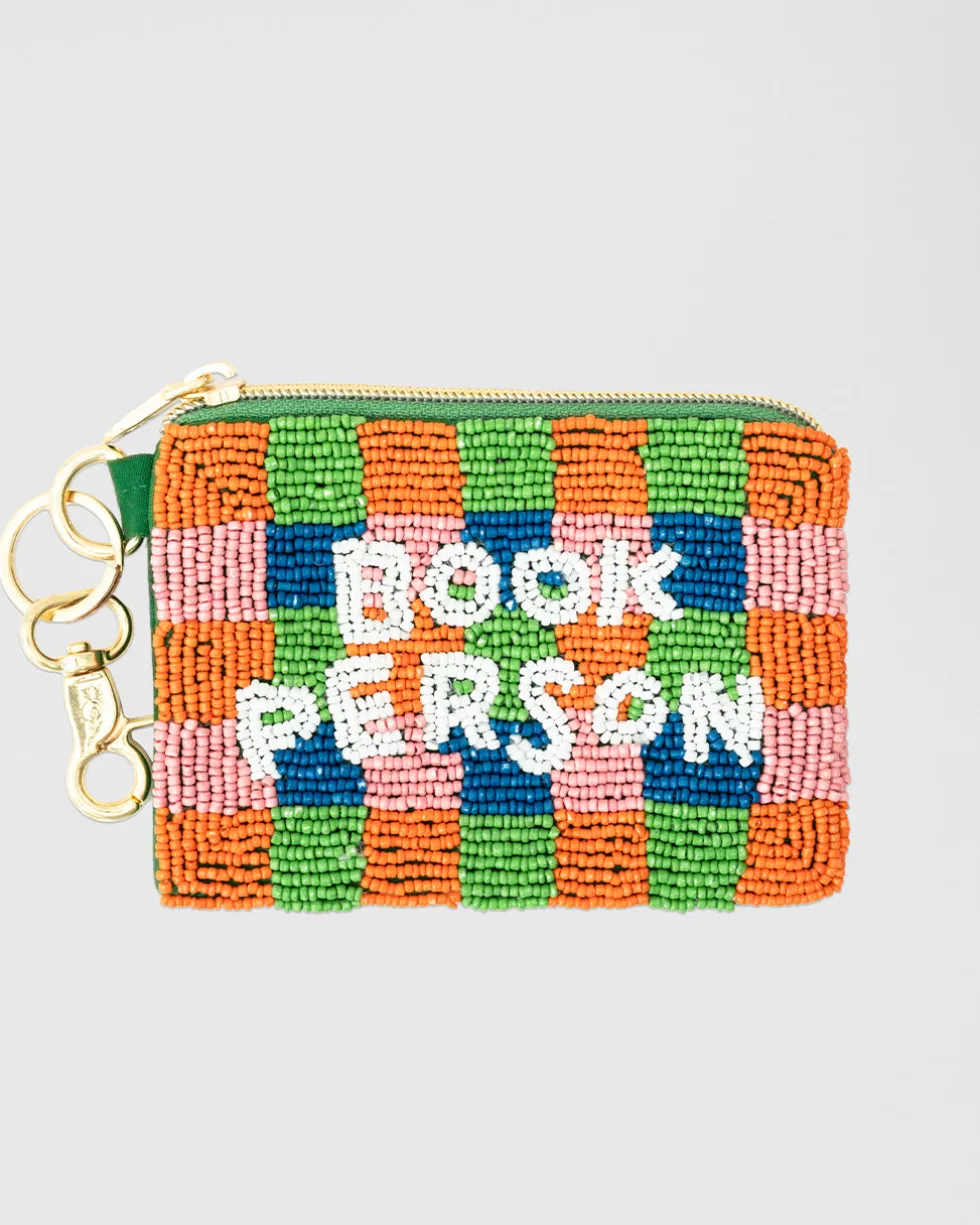 Beaded Pouch - Book Person