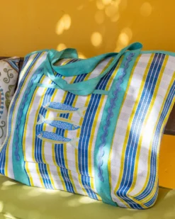 Bon Appétit Recycled Plastic Tote Bag - Fish