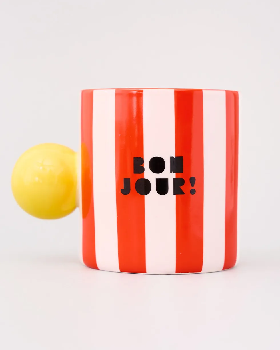 Bonjour Ceramic Mug
