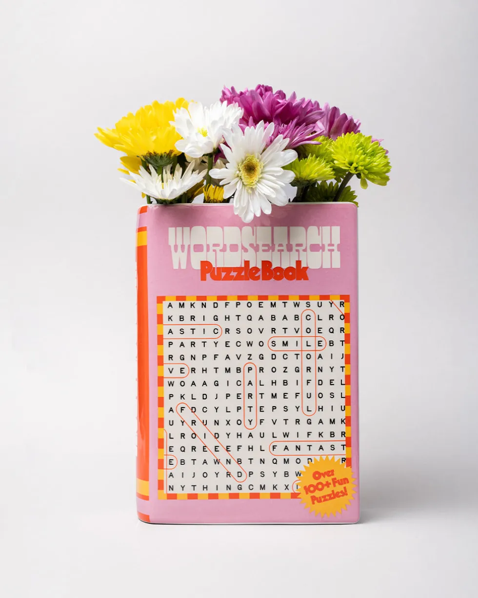 Book Vase - Word Search
