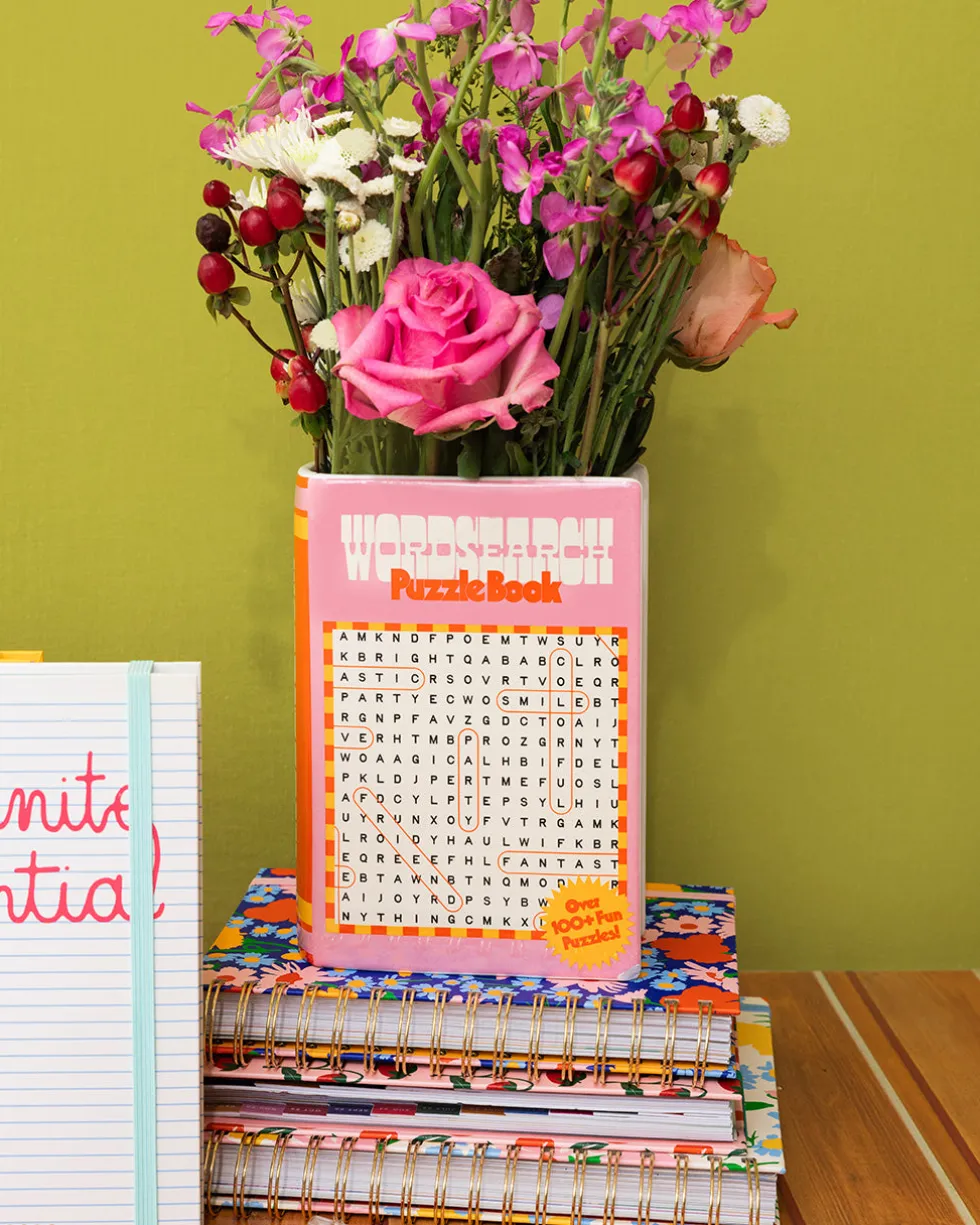 Book Vase - Word Search