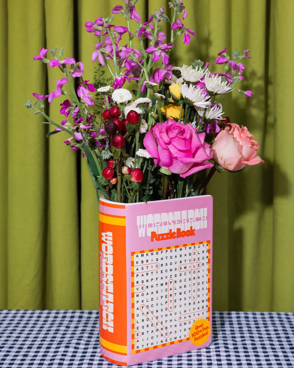 Book Vase - Word Search