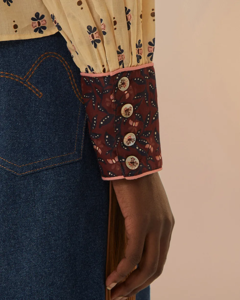 Burgundy Ainika Chill Blouse