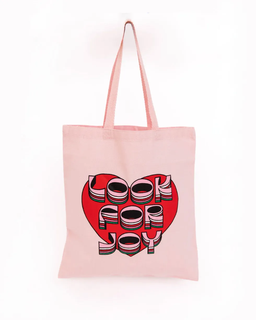 Canvas Tote Bag - Look For Joy