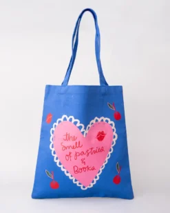 Canvas Tote Bag - Pastries and Books