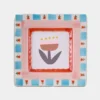 Ceramic Photo Frame - Red Flowers