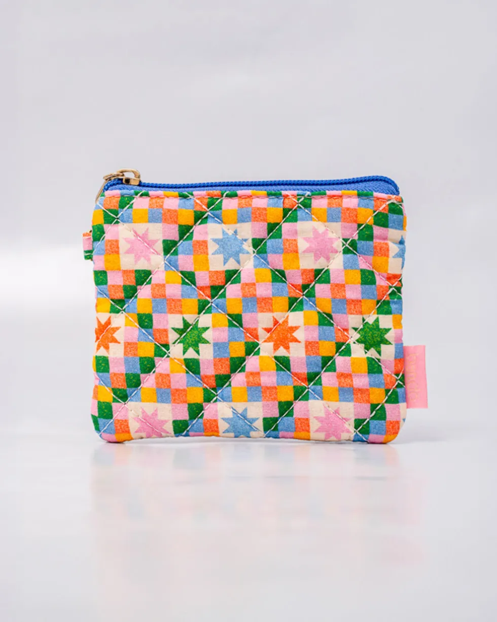Checker Stars Coin Purse