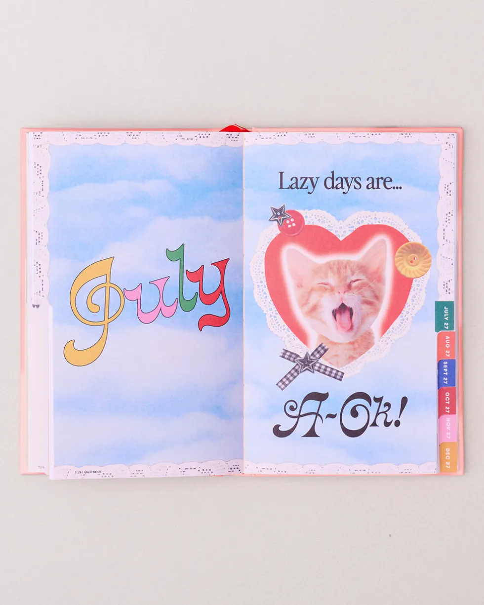Classic 17-Month Academic Planner - Bonjour