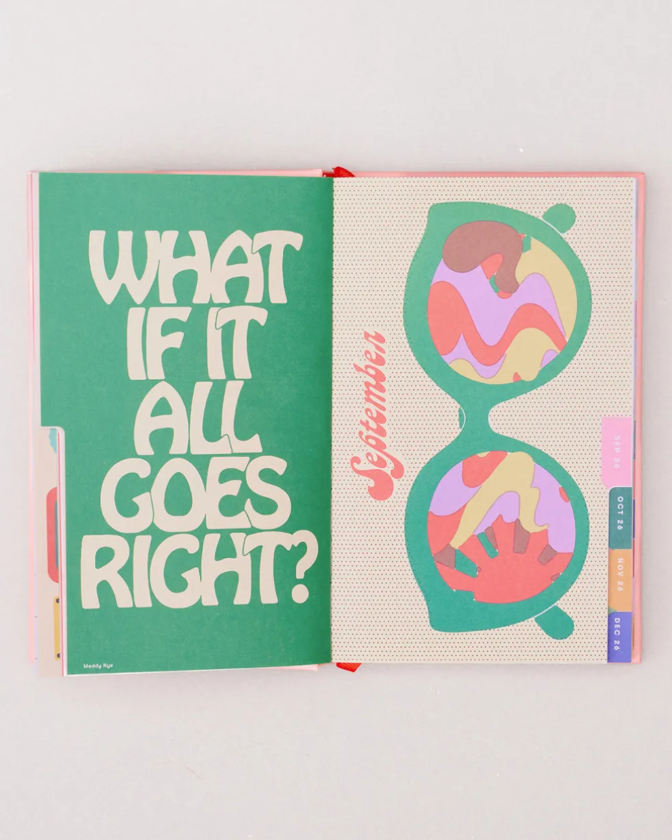 Classic 17-Month Academic Planner - Bonjour