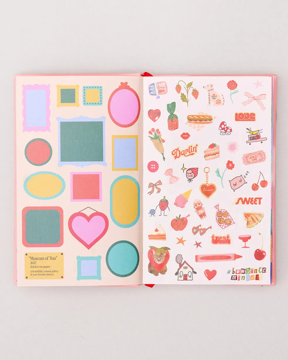 Classic 17-Month Academic Planner - Bonjour