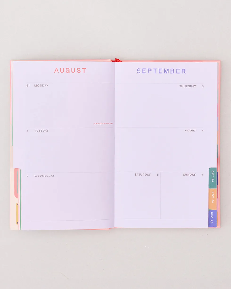 Classic 17-Month Academic Planner - Bonjour
