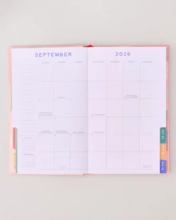 Classic 17-Month Academic Planner - Bonjour