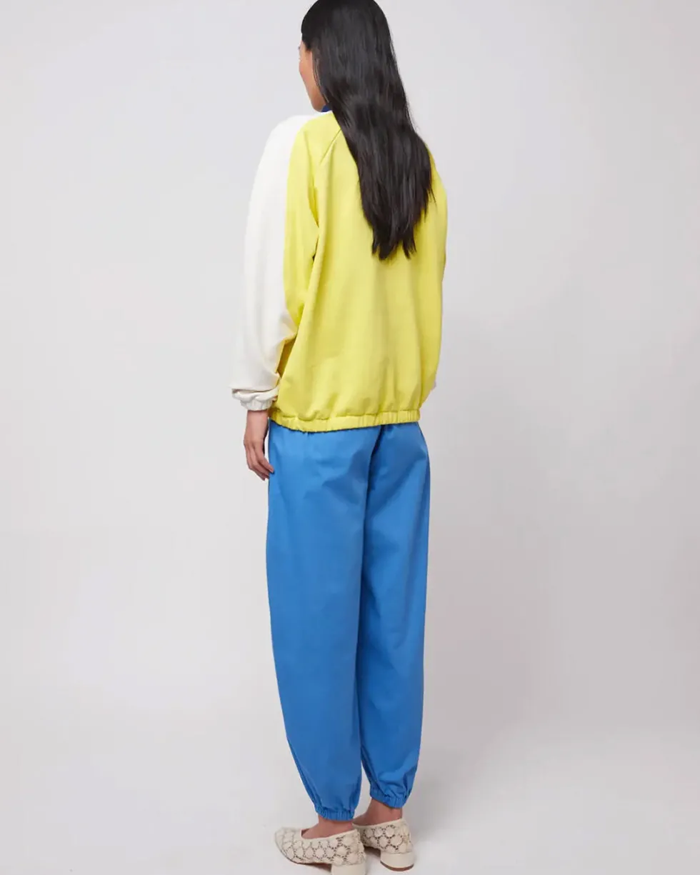 Color Block Zipper Sweatshirt