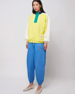 Color Block Zipper Sweatshirt