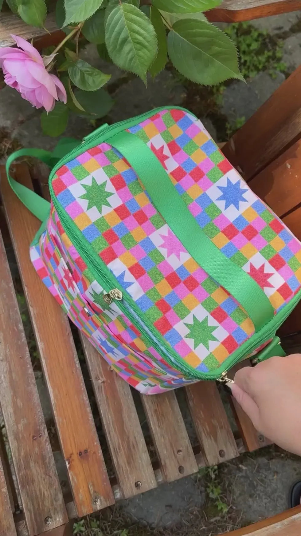 Cooler Bag - Checker Stars