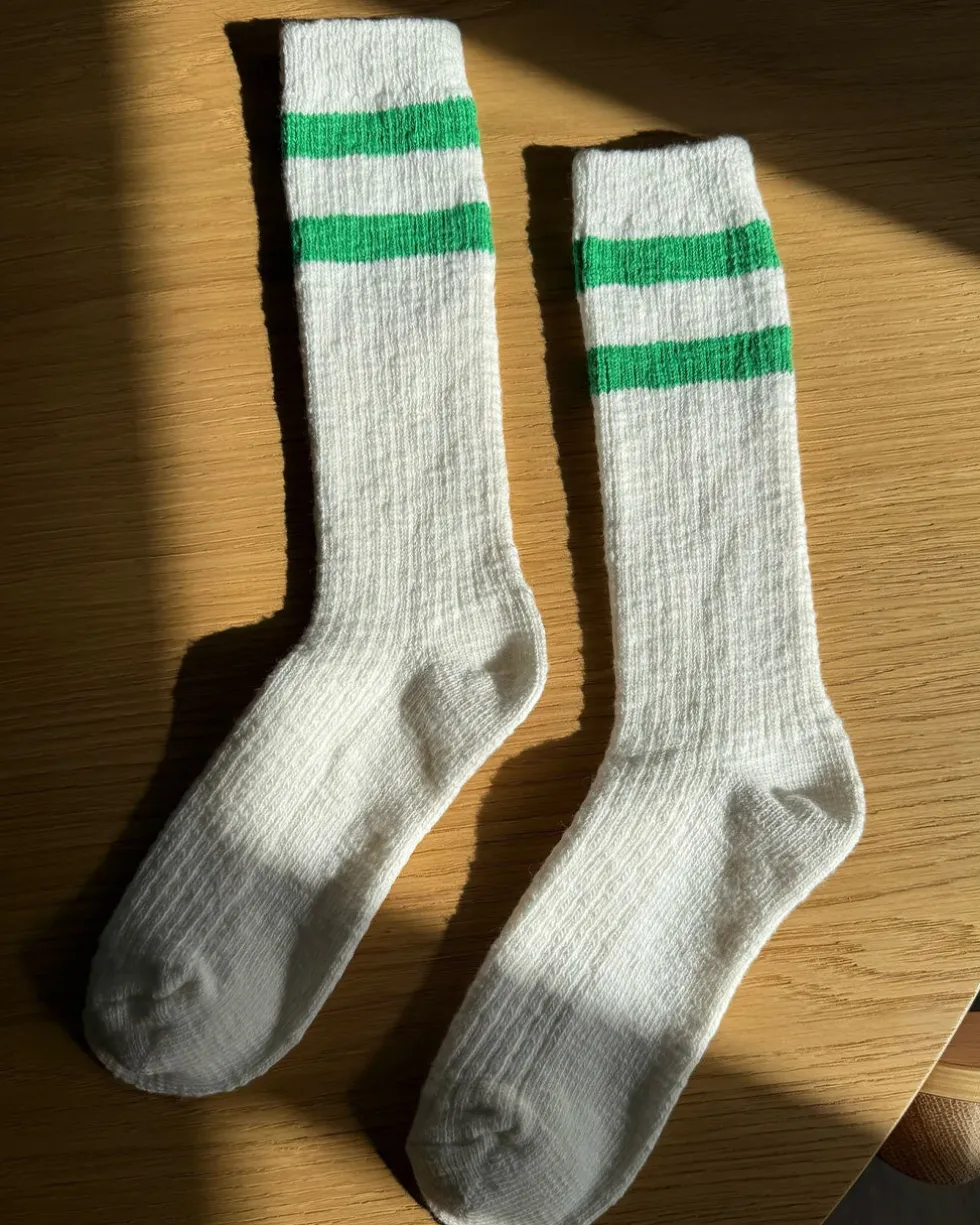 Cottage Varsity Socks - Green Varsity