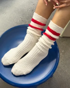 Cottage Varsity Socks - Red Varsity
