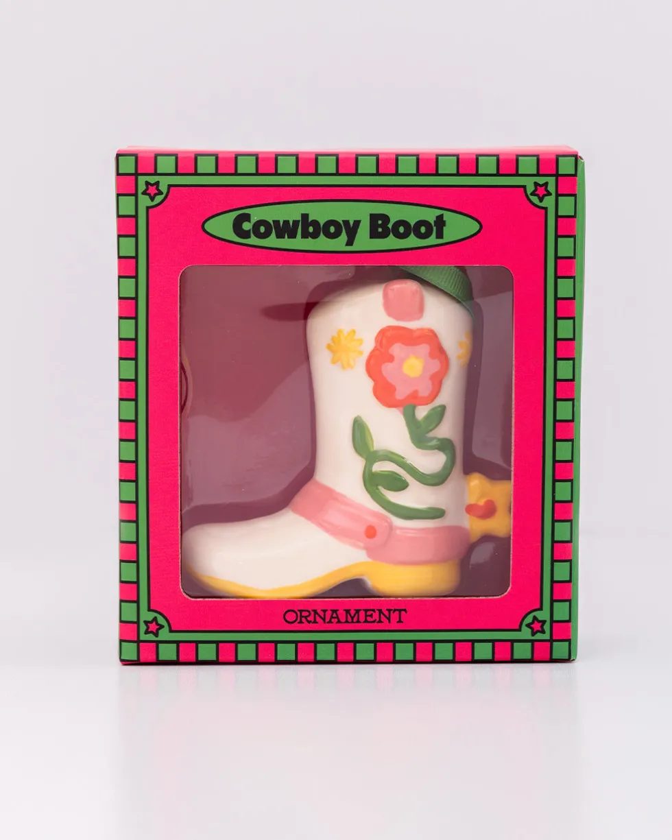 Cowboy Boot Ornament