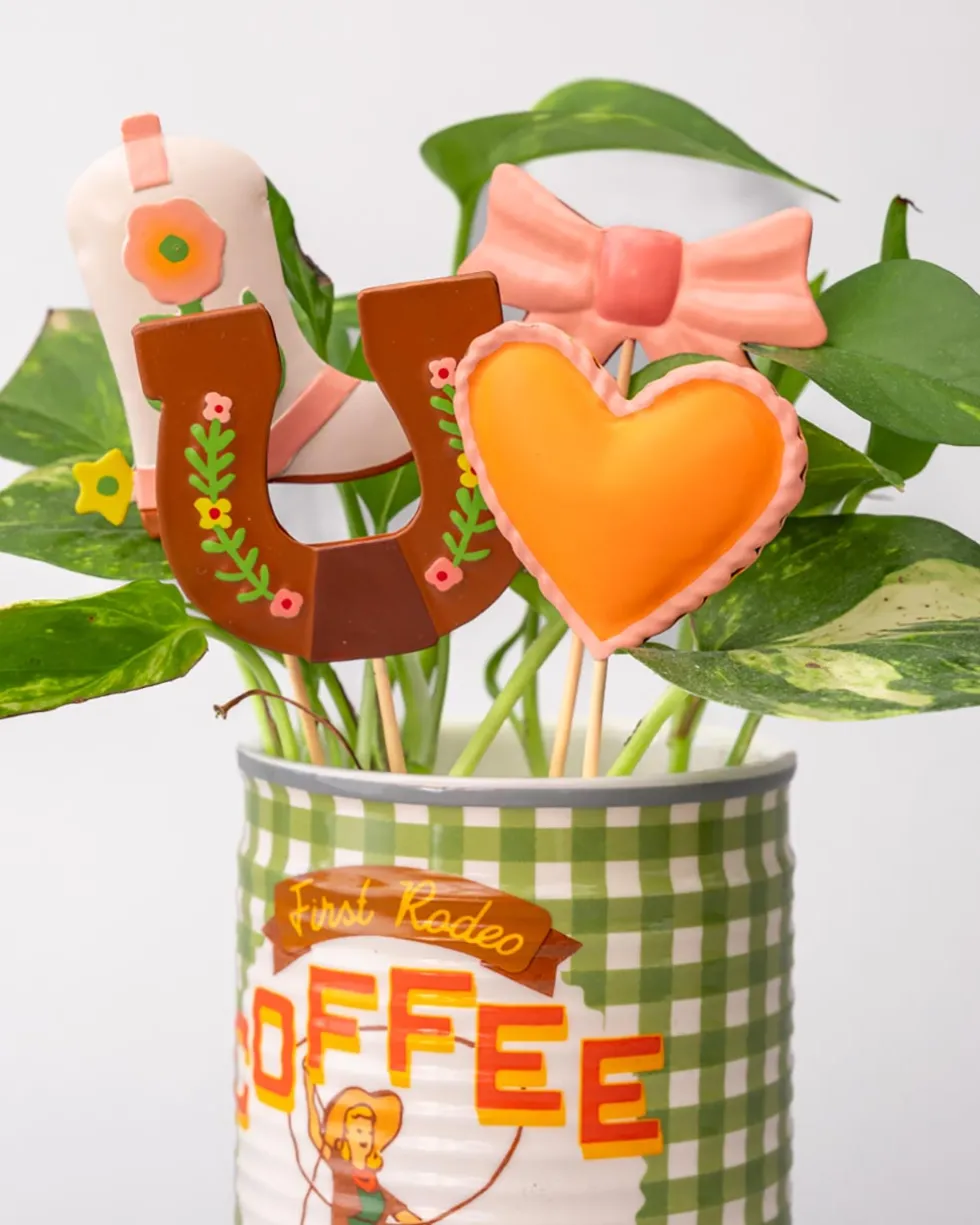 Cowgirl Plant Stakes