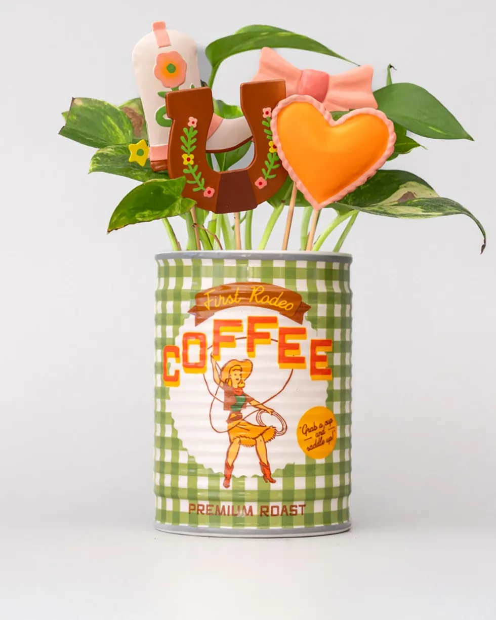 Cowgirl Plant Stakes