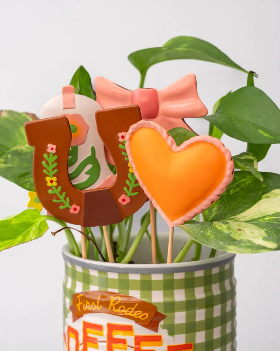 Cowgirl Plant Stakes