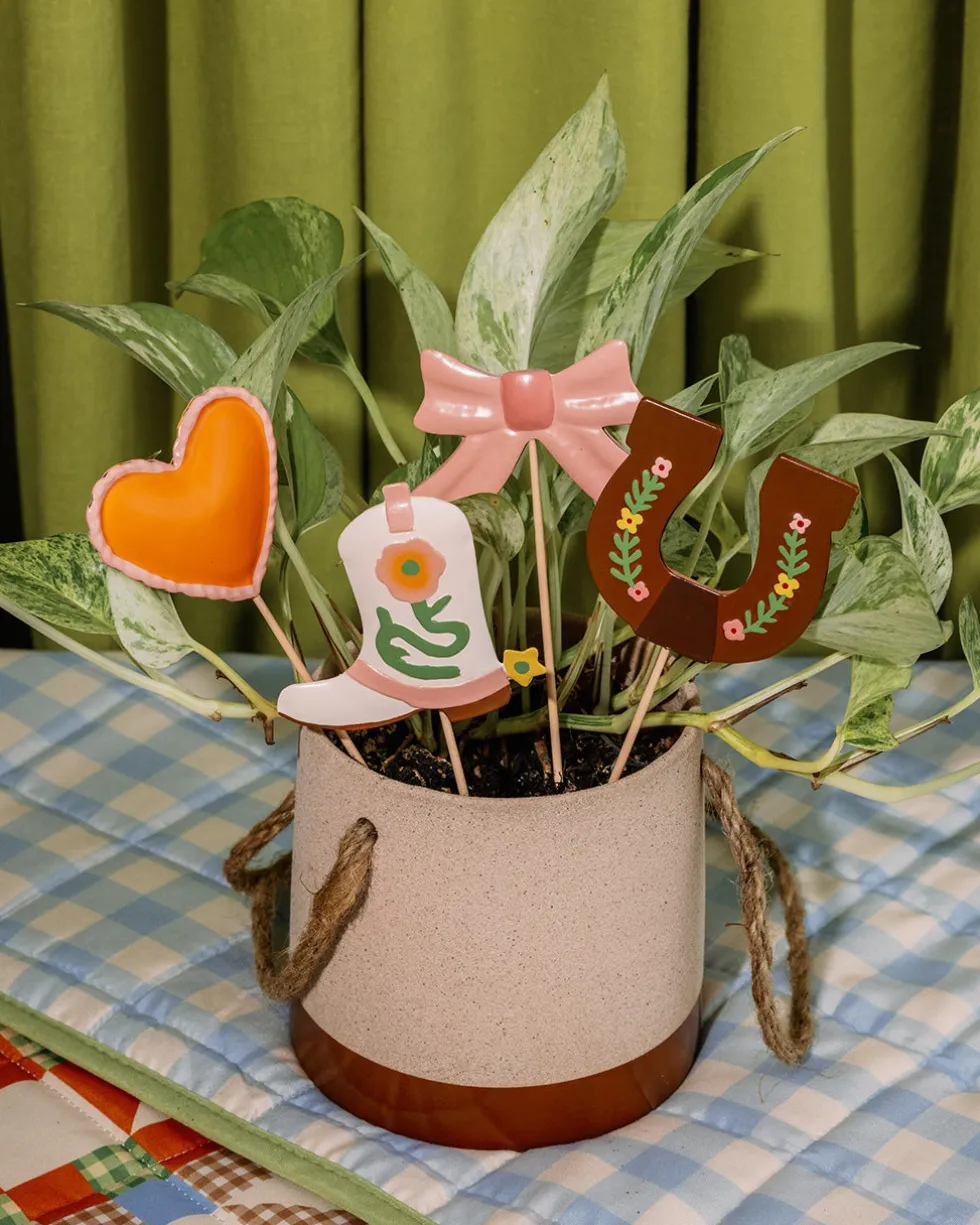 Cowgirl Plant Stakes