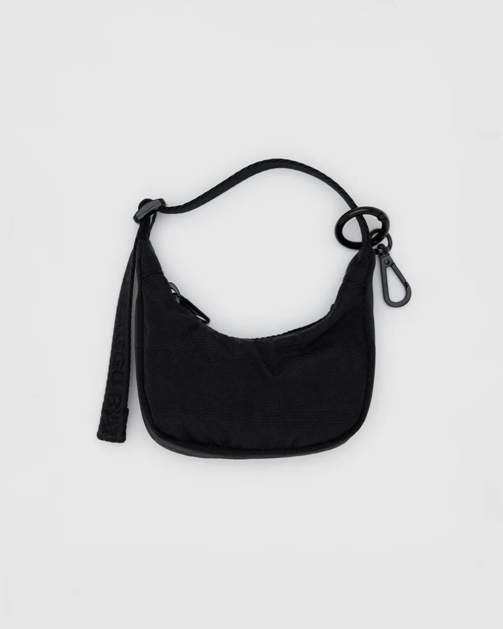 Crescent Bag Charm - Black