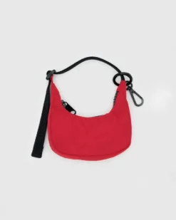 Crescent Bag Charm - Candy Apple