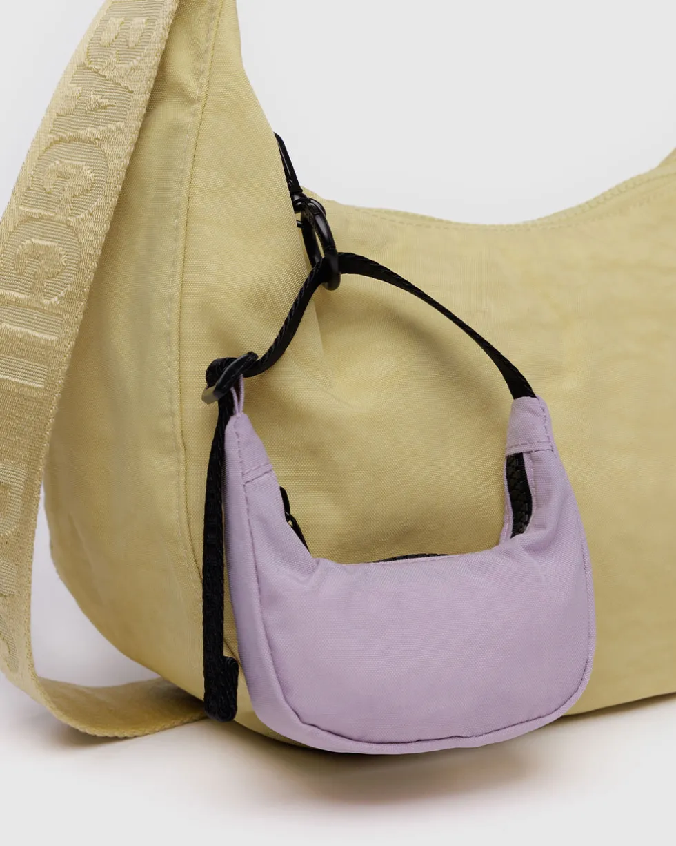 Crescent Bag Charm - Dusty Pink