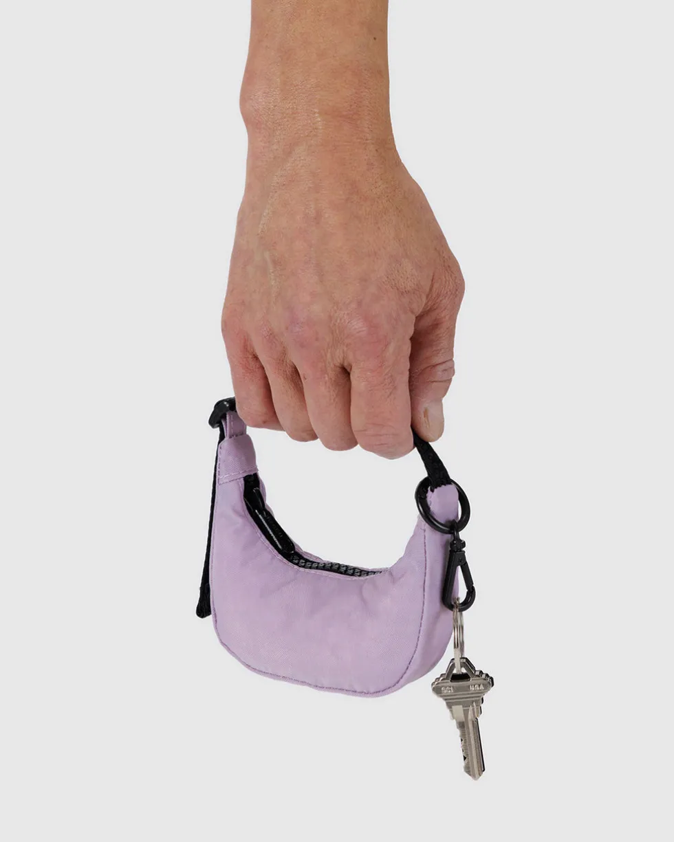Crescent Bag Charm - Dusty Pink
