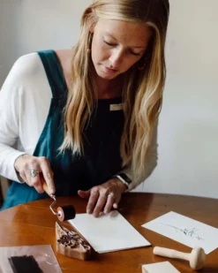 Cross Back Apron - Peacock Blue