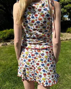 Darcy Skort - Primary Floral