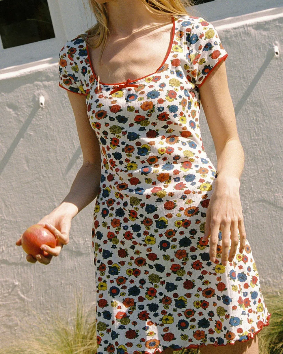 Della Dress - Primary Floral