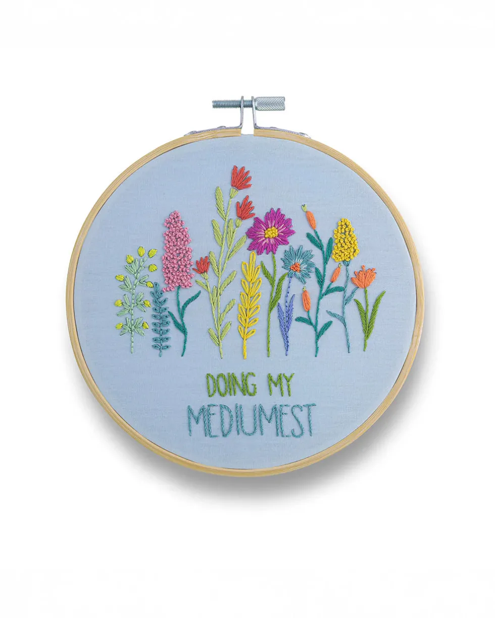 Doing My Mediumest Embroidery Kit