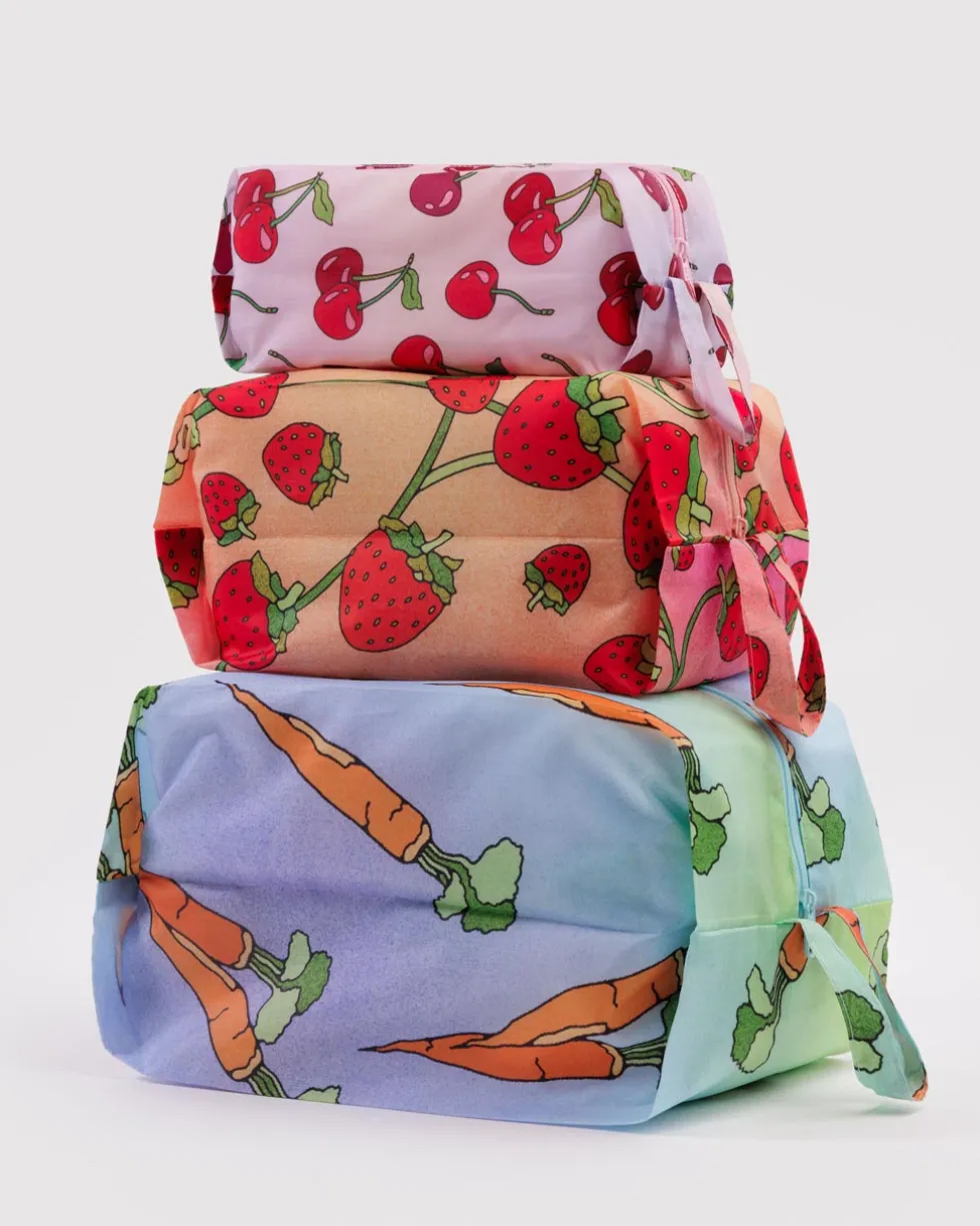 3D Zip Set - Carrots + Berries