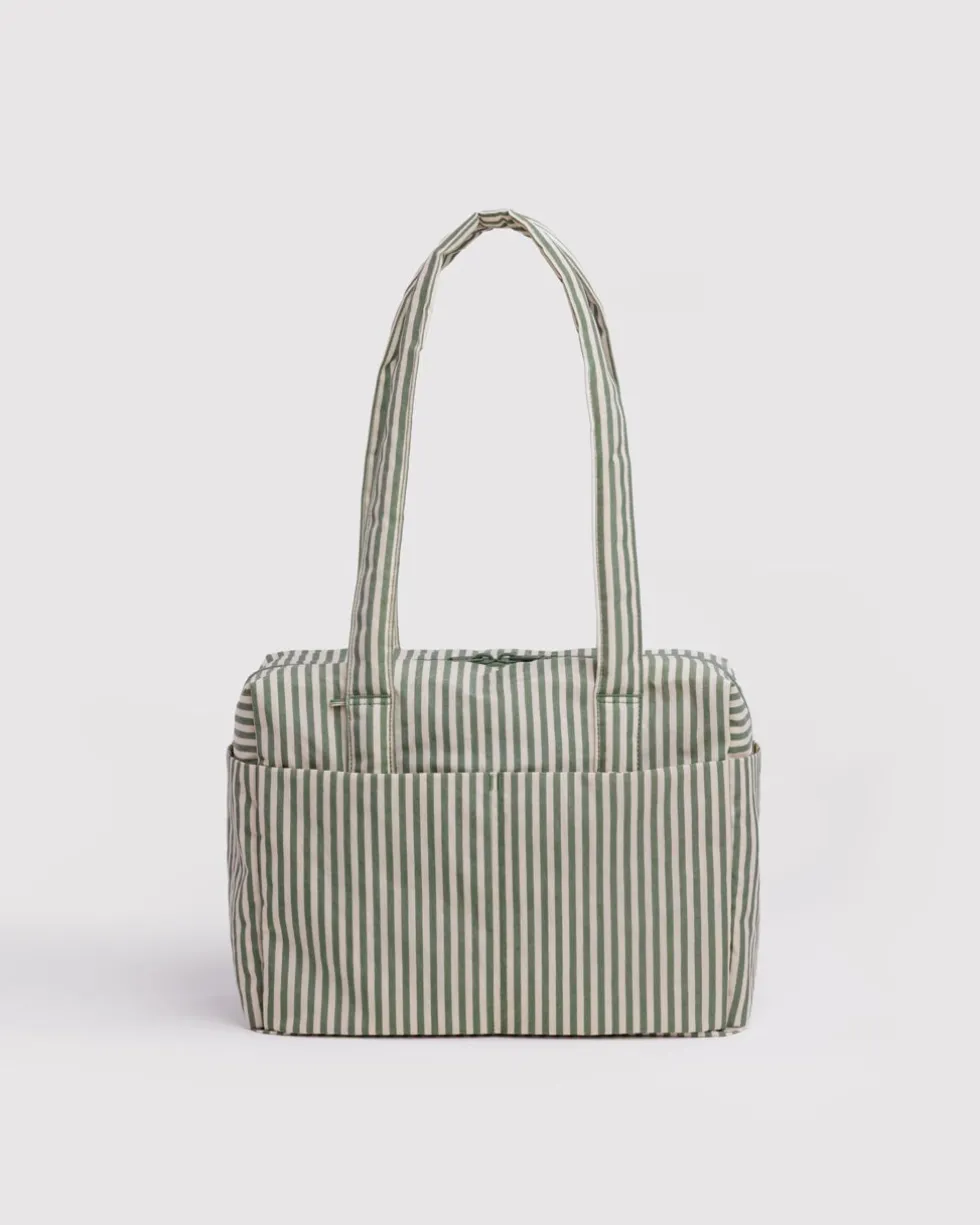 Everyday Cloud Bag - Sage Stripe
